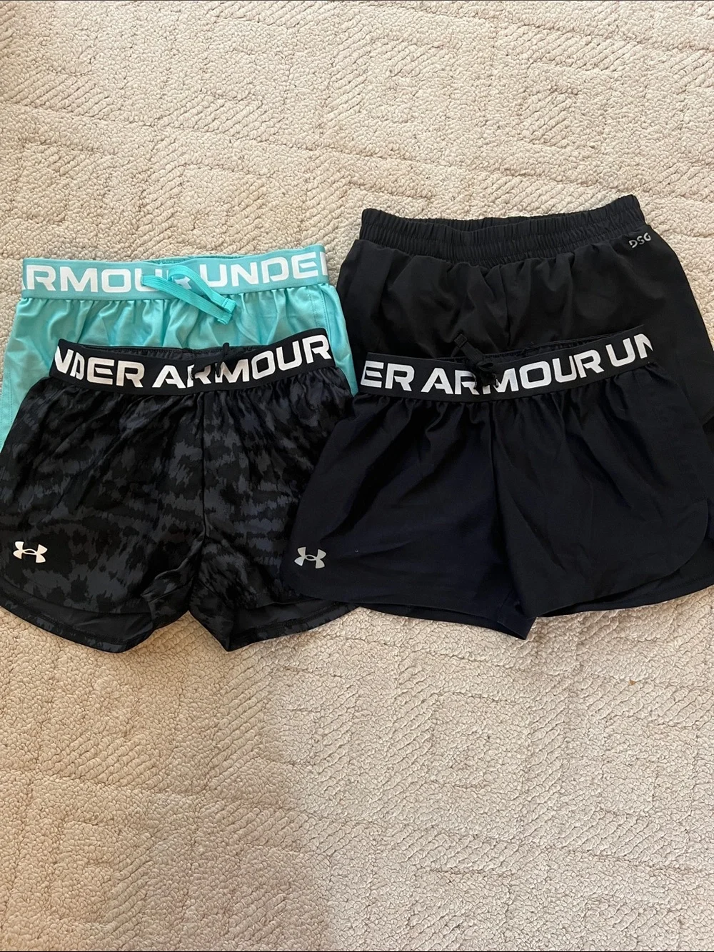 Lot of girls M Under Armour & DSG girls performance short